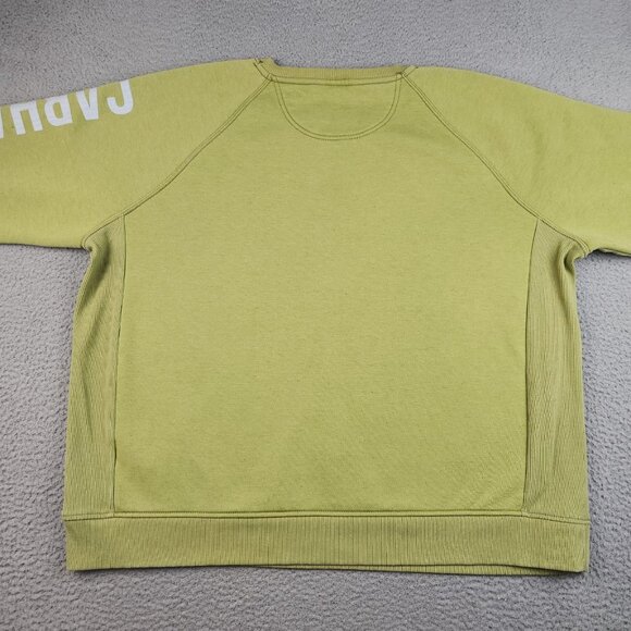 Carhartt Sweater Womens 2XL Green Long Sleeve Relaxed Fit Crewneck Sweatshirt - Picture 10 of 12